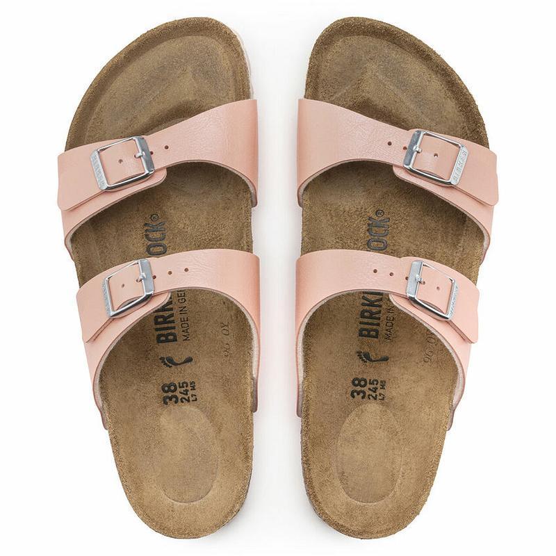 Birkenstock Sydney Graceful Birko Flor Sandaler Dame Lyserød | DK 35RVD